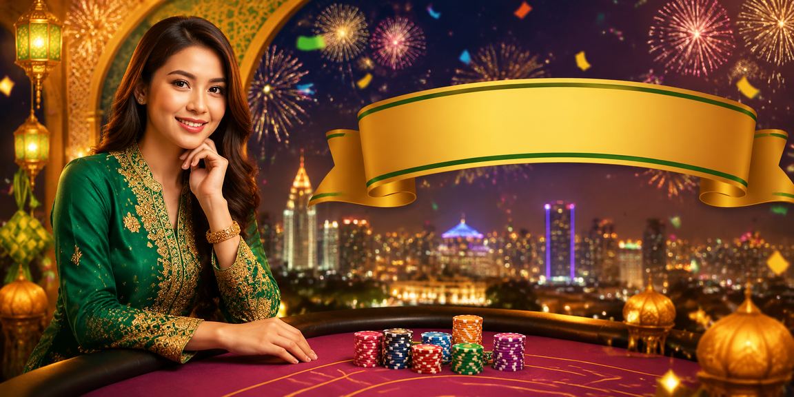 Suasana pertaruhan Hari Raya bergaya Melayu dari Seremban Negeri Sembilan melalui platform 580